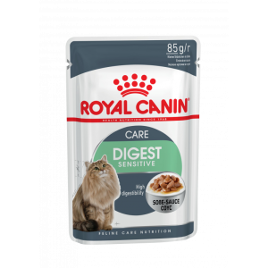 Royal Canin Digest Sensitive Корм консервированный для взрослых кошек с чувствительным пищеварением, соус, 85г