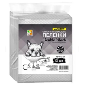 Пеленки "Four Pets" для собак с углем 45*60см (10шт)