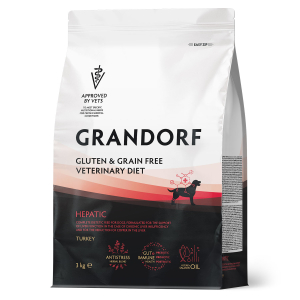 Grandorf  VET DOG HEPATIC сухой корм для собак диетический, при хронической печеночной недостаточности на основе бескостной индейки 3 кг