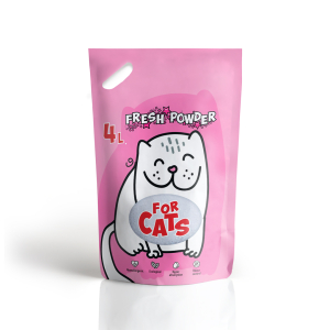 FOR CATS Наполнитель силикагелевый Fresh Powder (звездная пыль) 4л