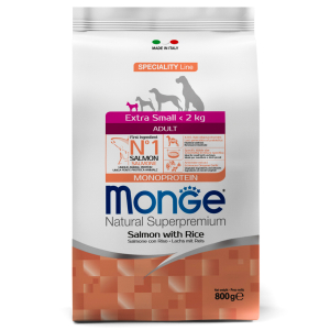 Monge Dog Speciality Line Monoprotein Extra Small сухой корм для собак миниатюрных пород (лосось)