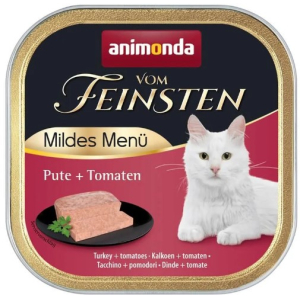 Animonda Vom Feinsten Mildes Menu консервы для кошек (Индейка с томатами) 100гр