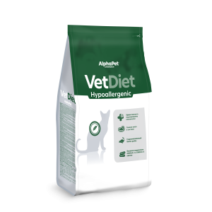 AlphaPet Vet Diet сухой корм для взрослых кошек при пищевой аллергии 1,5кг