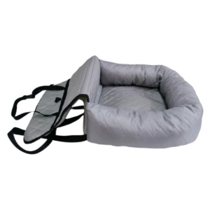 Автолежак-трансформер "Happy Friends" серый, 580*500*180, ткань термостежка