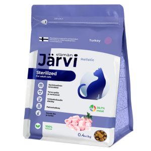 Jarvi сухой корм для кошек стерилизованных и кастрированных котов с кроликом,0,4кг