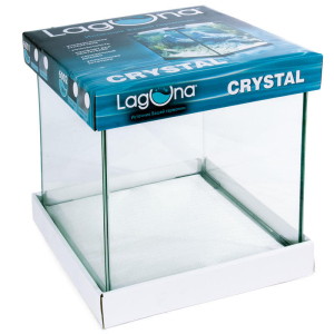 Laguna AQUA Аквариум "Crystal" 6002B, 18л, черный, 250*250*300мм