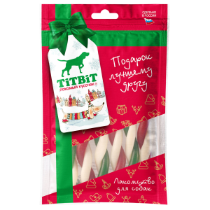Твистер рождественский лакомство для собак (Новогодняя коллекция) 80г