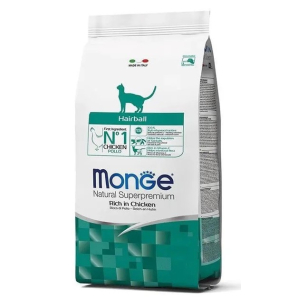 Monge Cat Daily Line Hairball для выведения комков шерсти из желудка, 400гр