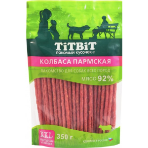 TitBit Колбаса Пармская для собак всех пород 350г-  XXL