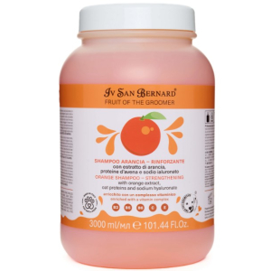 ISB Fruit of the Groomer Orange шампунь для слабой выпадающей шерсти с протеинами овса,3000 мл