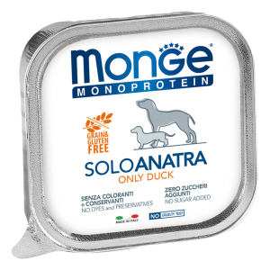 Monge Dog Monoprotein влажный корм для собак, паштет (утка) 150гр