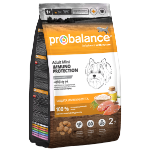 ProBalance Immuno Adult Mini сухой корм для собак взрослых миниатюрных пород, 2кг