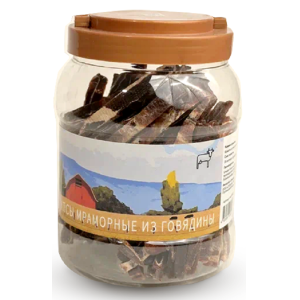 NORD FARM  лакомство  для собак Стрипсы мраморные из говядины 700гр