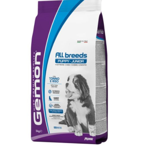 Gemon Dog Puppy & Junior сухой корм для щенков и юниоров с тунцом и рисом 3кг