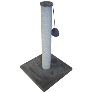 Когтеточка столбик серая (хлопок) 60см