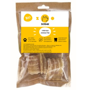 ZОО-БОБИК Лакомства для собак (трахея говяжья, колечки), 1кг
