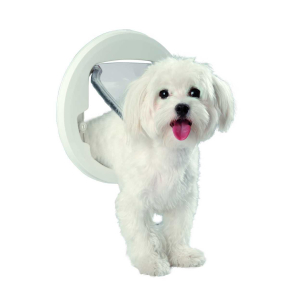 Camon Дверца откидная белая для кошек и собак, 185х205 мм