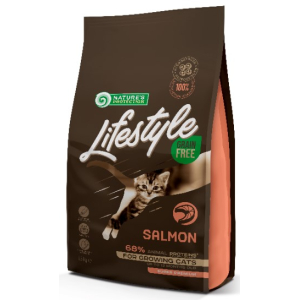 Natures Protection Lifestyle для котят с лососем, 1.5 кг