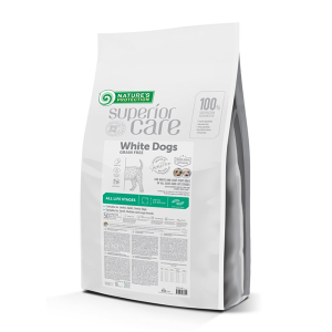 Natures Protection White Dogs GF Superior Care сухой корм для собак всех пород с гранулой для всей жизни на белке насекомых 10кг
