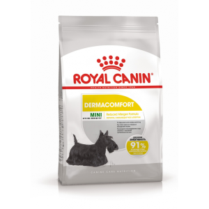 Royal Canin Mini Dermacomfort Корм сухой для взрослых собак мелких размеров при раздражениях и зуде кожи, 8 кг