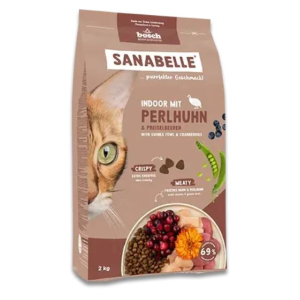Bosch Sanabelle Indoor (Цесарка) сухой корм для кошек 400гр