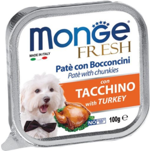 Monge Dog Fresh   для собак  с индейкой,100гр