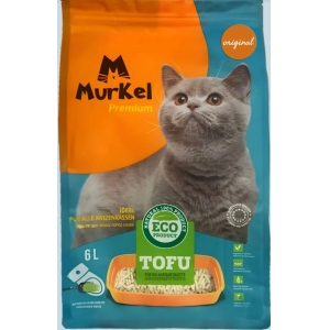 Murkel Наполнитель натуральный TOFU Нейтральный 2,6кг (6л)