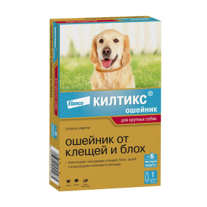 Килтикс Ошейник для собак крупных пород, от клещей и блох (66 см)