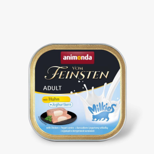 Animonda Vom Feinsten Adult консервы для кошек (курица,йогуртовая начинка) 100гр