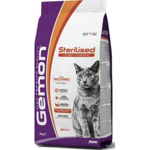 Gemon Cat Sterilized TURKEY сухой корм для кошек стерилизованных, с индейкой ,7кг