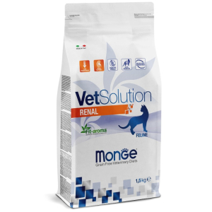 Ветеринарная диета Monge VetSolution Cat Renal Ренал для кошек при ХПН, 1,5 кг