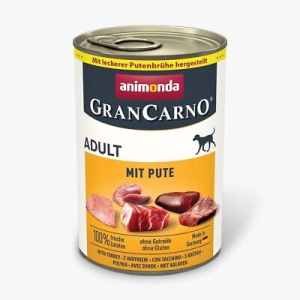 Gran Carno Adult Dog консервы для собак с индейкой 400гр