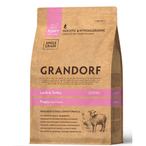 Grandorf Puppy Корм сухой гипоаллергенный для щенков с 3 недель (ягненок, индейка), 1кг