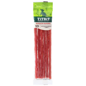 TiTBiT Золотая коллекция Лакомство для собак (колбаски Кальяри), 20г