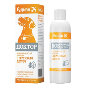"Доктор" шампунь для собак с березовым дегтем 200мл