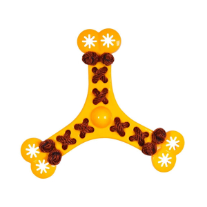 Camon Игрушка для собак (трехконечная звезда для вкусняшек с веревкой), 23см