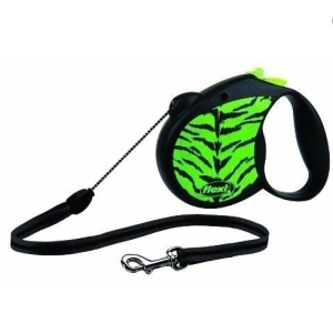 Flexi "Safari" Поводок-рулетка трос 5м (S) , зеленая