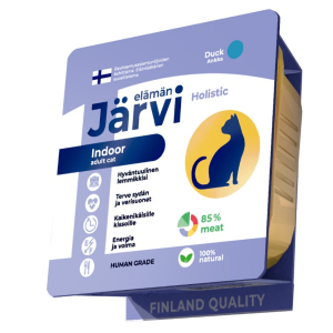 Jarvi для кошек домашних с уткой, мясной паштет,100г