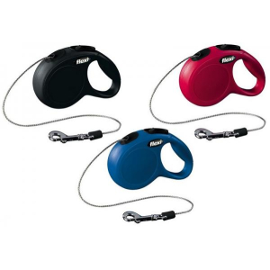 Flexi New Classic поводок-рулетка размер XS до 8кг,розовая, 3м трос