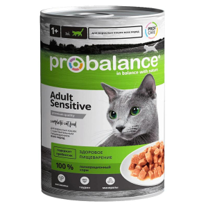 ProBalance Sensitive Консервы для кошек с чувствительным пищеварением, 415г