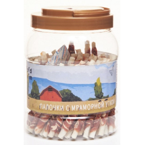 NORD FARM  лакомство  для собак Палочки с мраморной уткой,700г