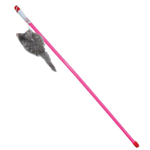 Triol B005 Удочка-дразнилка "Серая мышка", 7/50 см