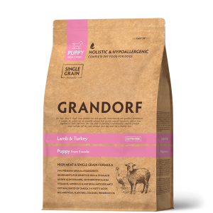 Grandorf Puppy Корм сухой гипоаллергенный для щенков с 3 недель (ягненок, индейка), 10кг