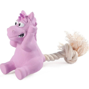 Triol Игрушка для собак мелких пород из латекса "Лошадка с веревкой", 80/165мм, серия " MINI DOGS"