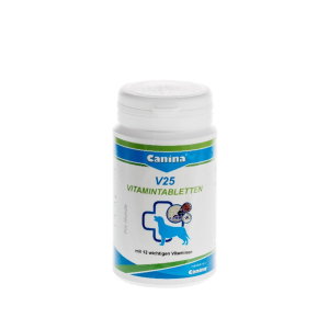 Canina V25 Vitamin 60 Tabletten, 200г - Для восполнения дефицита витаминов (для собак) срок до 30.04.2027