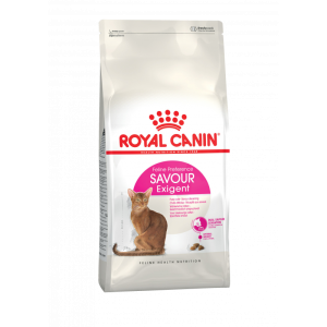 Royal Canin Savour Exigent Корм сухой сбалансированный для привередливых взрослых кошек от 1 года, 4 кг