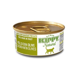 Kippy Cat Natural консервы для кошек всех пород ( курица, оливки) 70 г