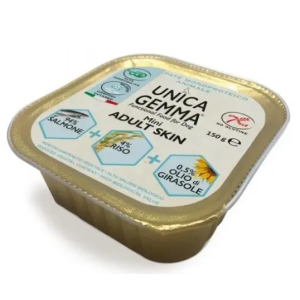 Unica Gemma Adult Mini Skin Паштет для кожи и шерсти собак мини пород (лосося), 150 гр
