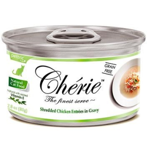 Pettric Cherie консервы для кошек кусочки курицы с овощами в подливке