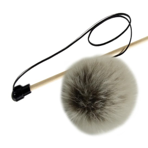 Махалка-Удочка "Пушистик" с мехом КРОЛИКА Еврослот